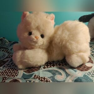Floppy White cat stuffed animal *READ DESC.*